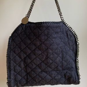 Stella McCartney ‘Falabella’ quilted denim tote
